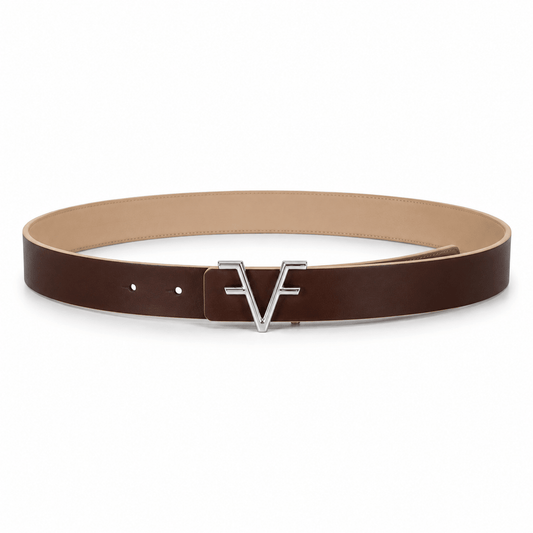 Cintura MARRONE - NICKEL - VillaniNapoli