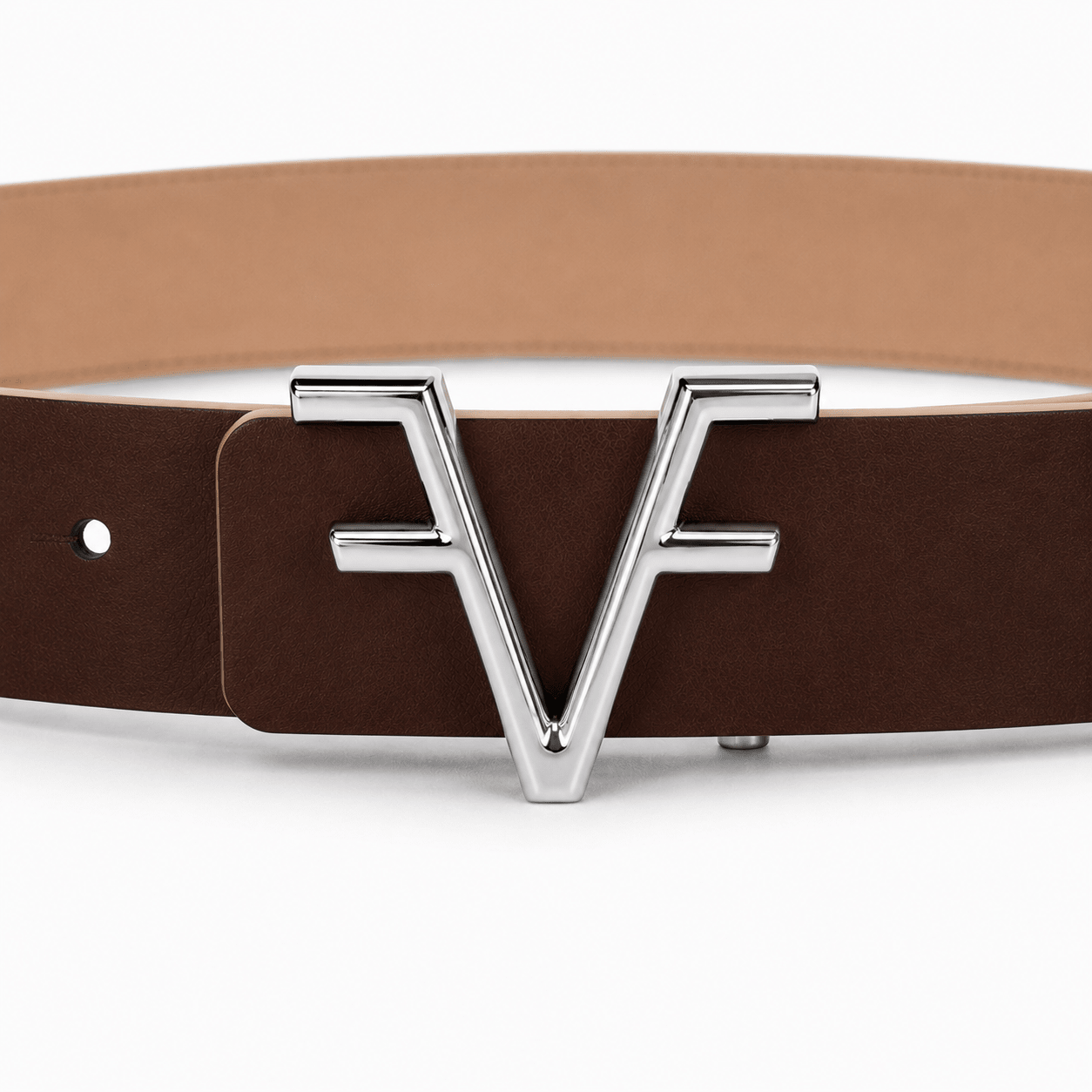 Cintura MARRONE - NICKEL - VillaniNapoli