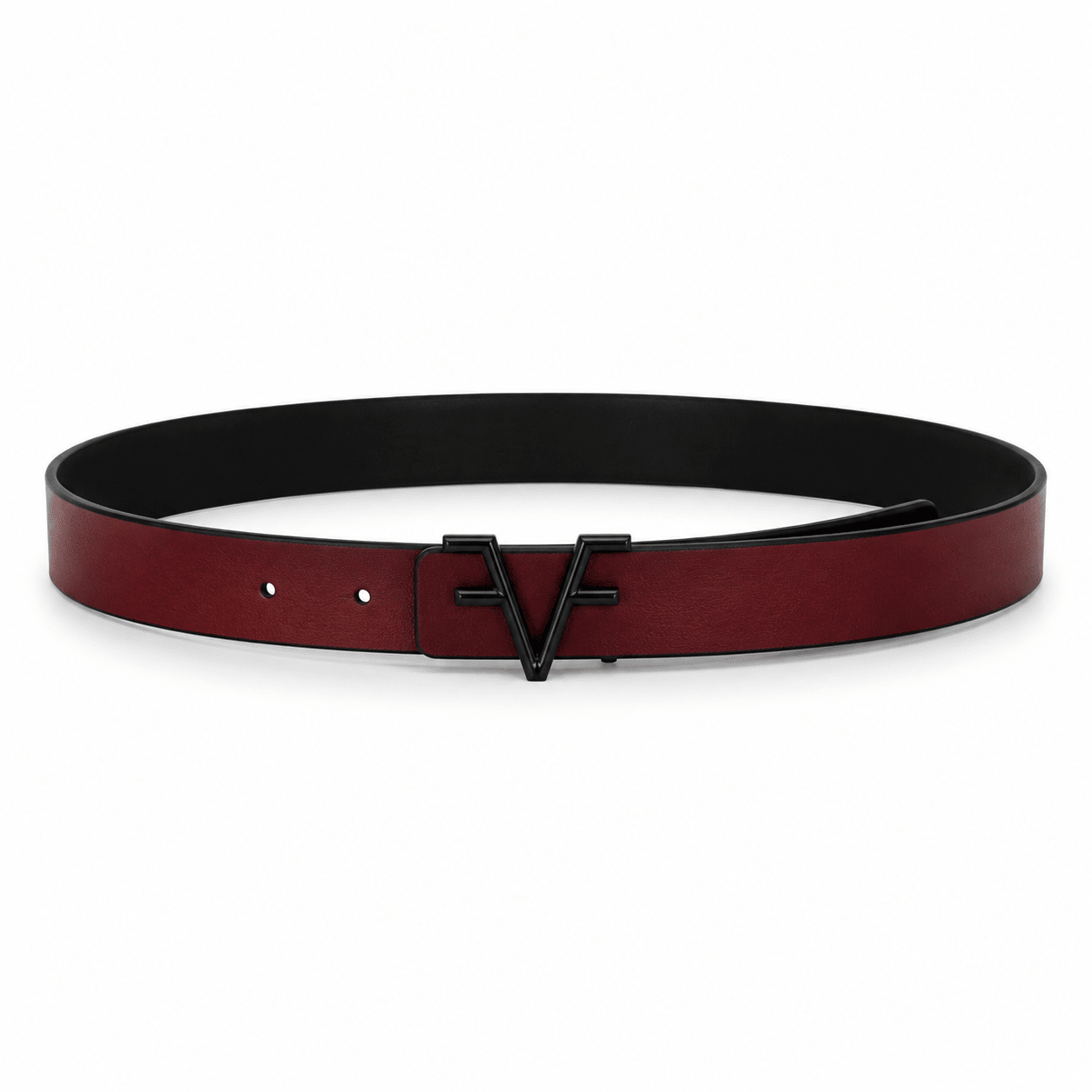 Cintura ROSSO INGLESE - NERO - VillaniNapoli