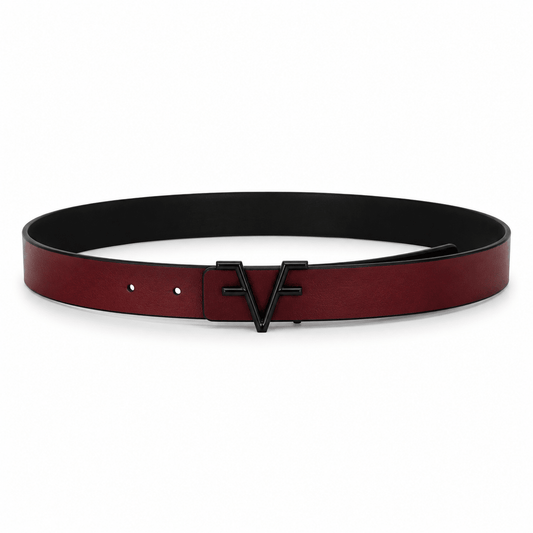 Cintura ROSSO INGLESE - NERO - VillaniNapoli
