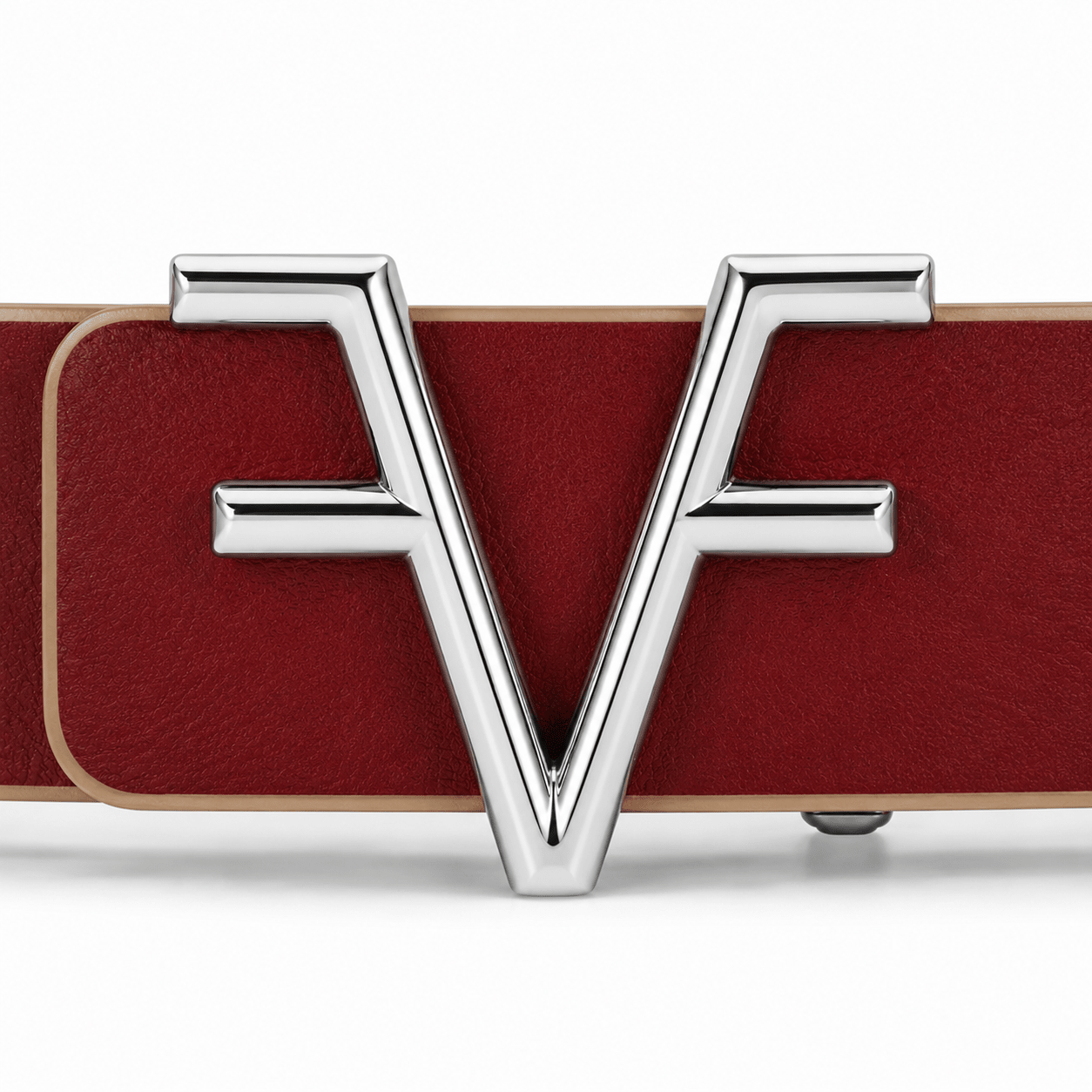 Cintura ROSSO INGLESE - NICKEL - VillaniNapoli