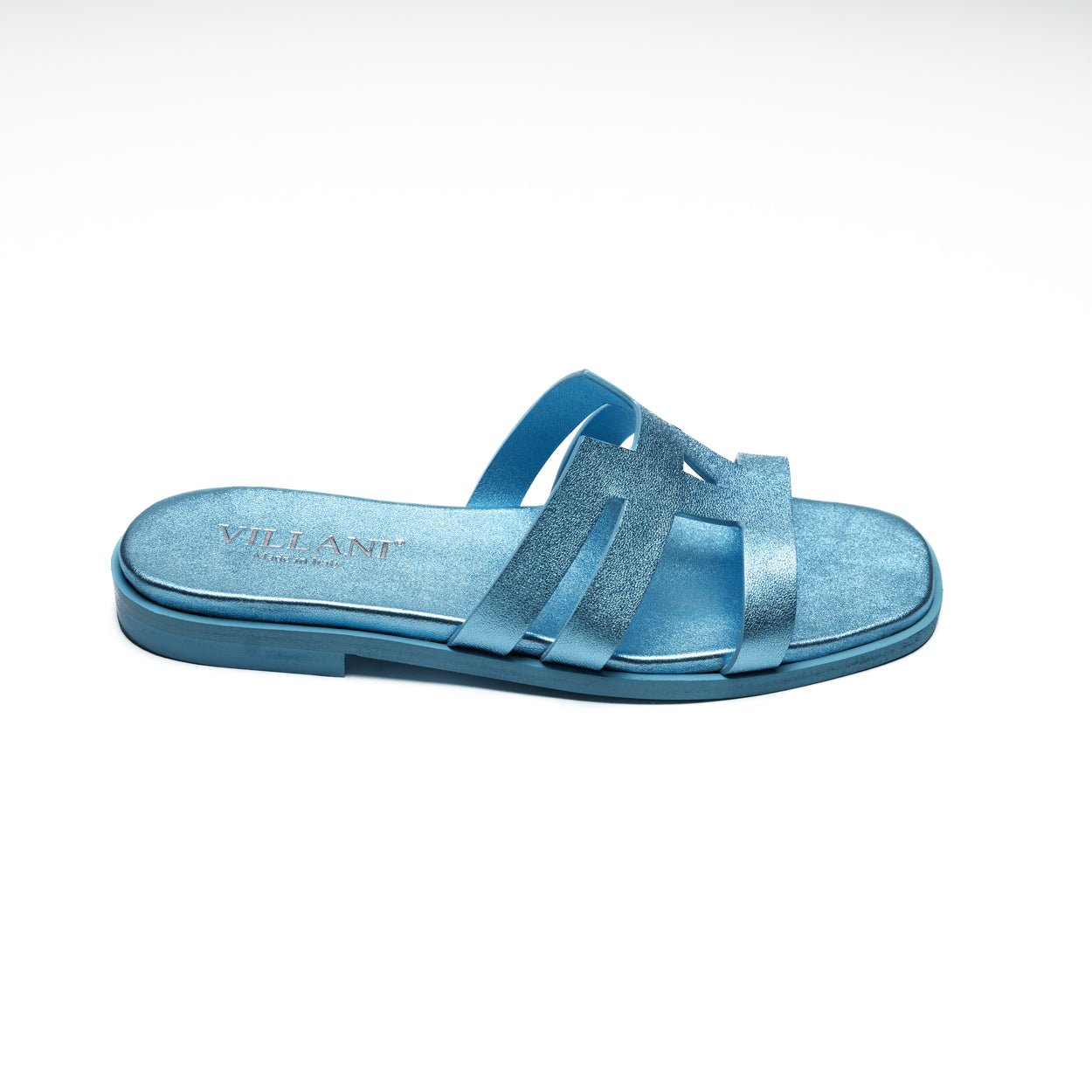 Sandali da Donna in pelle - CELESTE - VILLANI - VillaniNapoli