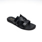 Sandali da Uomo in pelle - NERO - VILLANI - VillaniNapoli